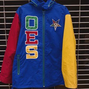 Order of the Eastern Star Multicolor Windbreaker